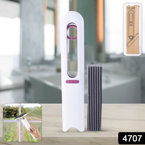 4707 Portable Self-squeeze Short Mop Mini Hand Wash-free Strong Absorbent Mop With 1 Cotton Head Cleaning Sponge For Bathroom Kitchens Table